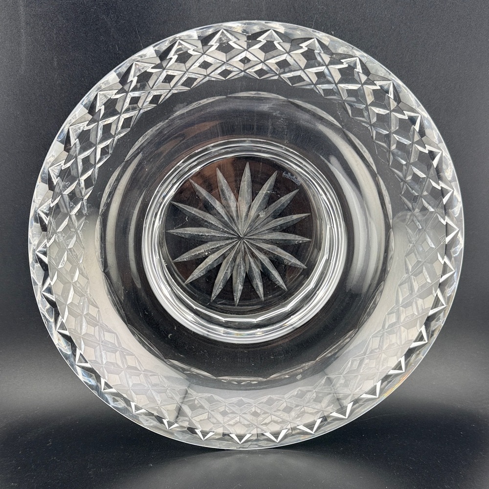 Waterford “Alana” Pattern Crystal Cut Glass Bowl
